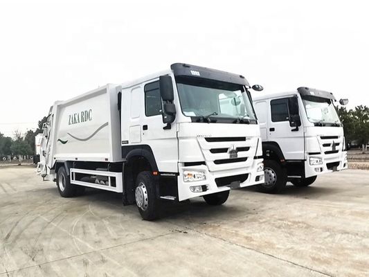 HOWO 15m3 Pojemnik do kompaktowania śmieci, pojazd do kompaktowania odpadów Euro 3