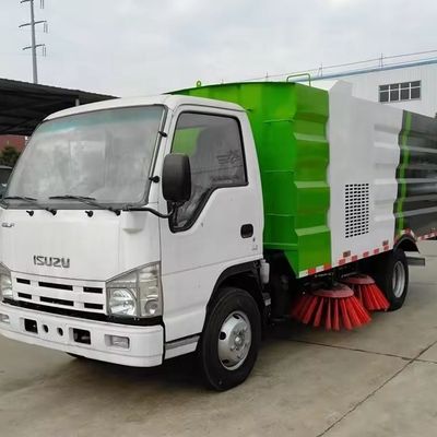ISUZU Specjalne samochody ciężarowe 3cbm Samochód do zamiatania dróg Mini-maszyna do czyszczenia ulic