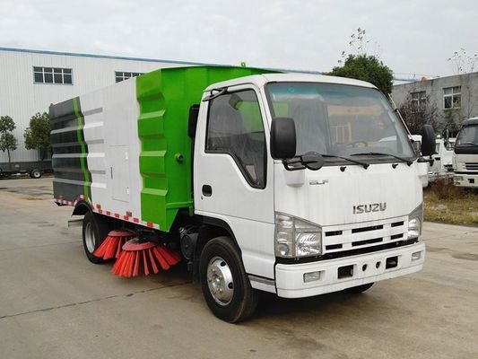 ISUZU Specjalne samochody ciężarowe 3cbm Samochód do zamiatania dróg Mini-maszyna do czyszczenia ulic