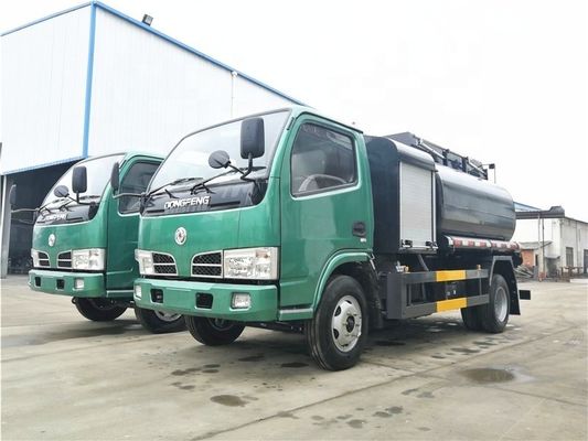 Chiny DONGFENG 5cbm Cisterna paliwowa Mała ciężarówka do przechowywania ropy 4X2
