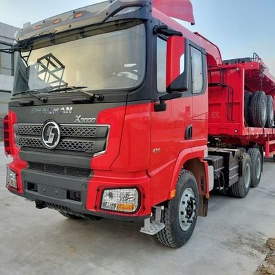 Lewa kierownica Shacman X3000 ciężarówka, podwójne siedzenia, głowa ciężarówki