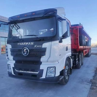 Lewa kierownica Shacman X3000 ciężarówka, podwójne siedzenia, głowa ciężarówki