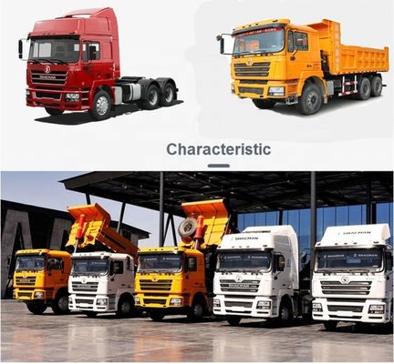 Oryginalny Shaanxi China Shacman ciężarówki ciężarówki ciężarówki ciężarówki F2000 F3000 H3000 6X4 8x4