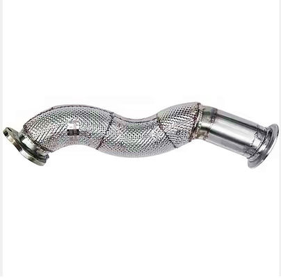 Wysoka wytrzymałość Shacman Truck Parts Exhaust Valve Pipe Combination Exhaust Pipe with OE No DZ93259540717/ DZ9112540813
