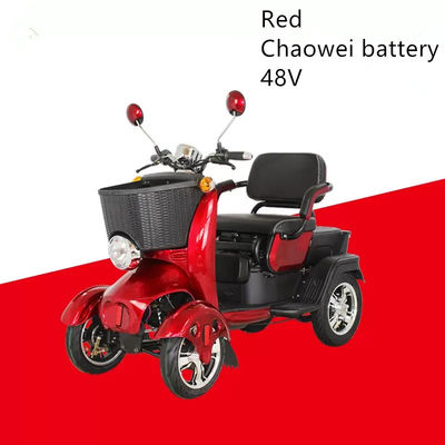 Domyślny pojazd elektryczny na cztery koła mały skuter trójsiedzący regulowany pojazd elektryczny dla dorosłych i osób starszych do wypoczynku